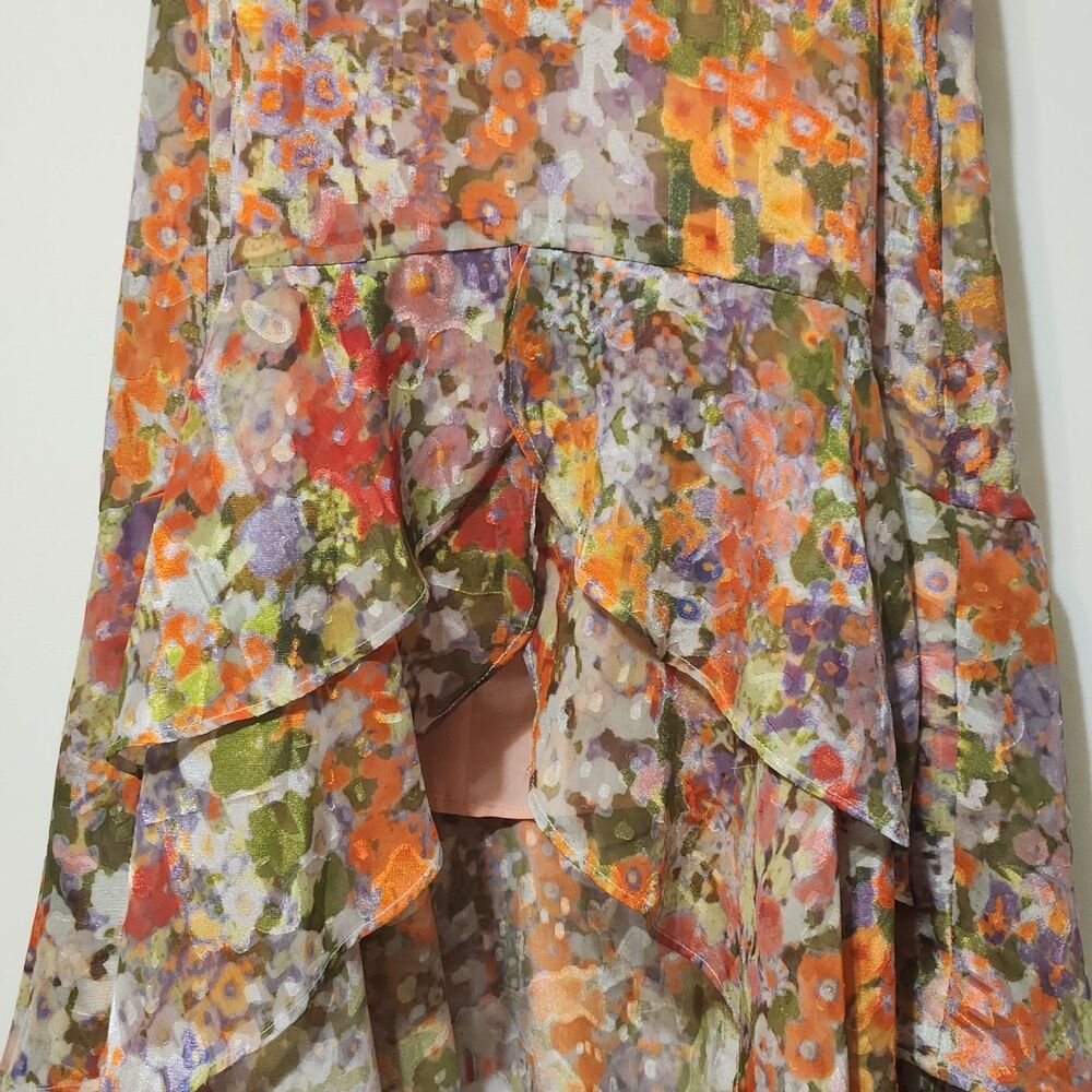 Hutch Lucie Maxi Dress Floral Boho Romancecore Cottagecore Layered sweetheart 6 - Picture 5 of 16